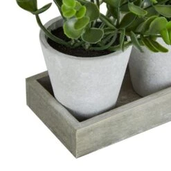 Artificial Herbs In Metal Tray -Home Decor Shop 1000167623 alt02