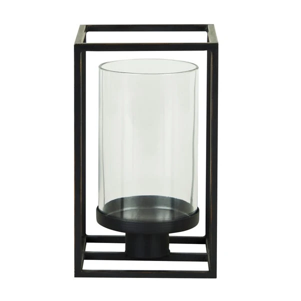 London Black Single Hurricane Candle Holder 5 London Black Single Hurricane Candle Holder - Image 5