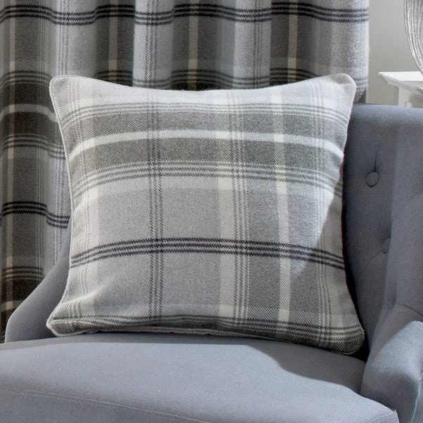 Highland Check Eyelet Curtains 10 Highland Check Eyelet Curtains - Image 10