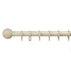 Dorma Burford Fixed Metal Curtain Pole With Rings