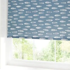 Blue Fish Daylight Moisture Resistant Roller Blind -Home Decor Shop 30238873 alt04