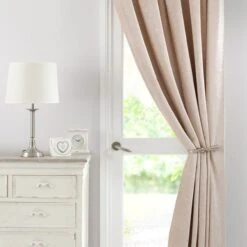 Chenille Thermal Pencil Pleat Door Curtains -Home Decor Shop 30262188