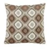 Chenille Diamond Ikat Natural Cushion Cover
