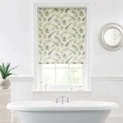 Voyager Green Leaf Moisture Resistant Daylight Roller Blind -Home Decor Shop 30437528