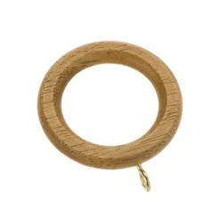 Ashton Wooden Curtain Rings Dia. 28mm -Home Decor Shop 30567005