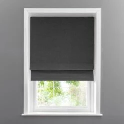 Linen Mix Blackout Roman Blind -Home Decor Shop 30646053 alt02