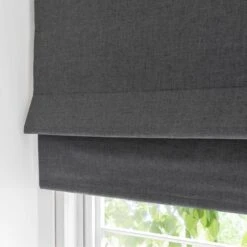 Linen Mix Blackout Roman Blind -Home Decor Shop 30646055 alt04