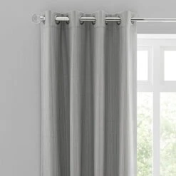 Neptune Textured Blackout Eyelet Curtains -Home Decor Shop 30668973