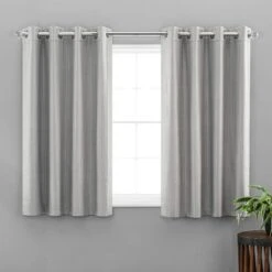 Neptune Textured Blackout Eyelet Curtains -Home Decor Shop 30668974 alt05