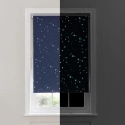 Glow In The Dark Stars Cordless Blackout Roller Blind -Home Decor Shop 30672564 alt08