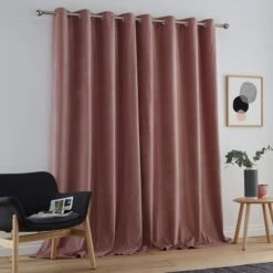 Peyton Velvet Eyelet Curtains -Home Decor Shop 30673109 alt04