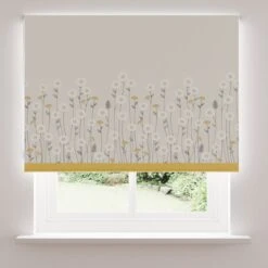 Scandi Flowers Natural Blackout Roller Blind -Home Decor Shop 30674832 alt03