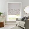 Scandi Flowers Natural Blackout Roller Blind