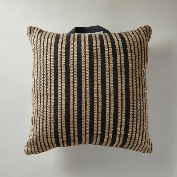 Jute And Cotton Floor Cushion 4 Jute And Cotton Floor Cushion - Image 4