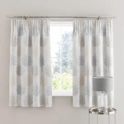 Jacquard Trees Pencil Pleat Curtains 24 Jacquard Trees Pencil Pleat Curtains -Home Decor Shop 30717029 alt05