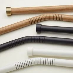 Trinity Metal Eyelet Bay Curtain Pole -Home Decor Shop 30719242 alt08