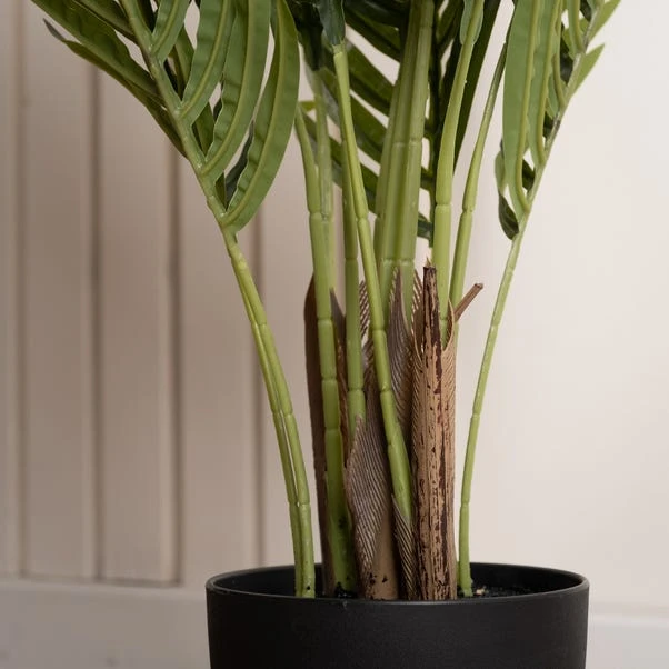 Artificial Real Touch Areca Palm Tree In Black Plant Pot 2 Artificial Real Touch Areca Palm Tree In Black Plant Pot - Image 2