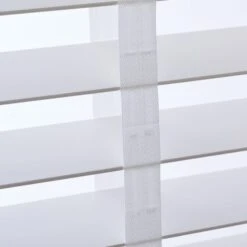 White 63mm Hardwood Venetian Blind 35 White 63mm Hardwood Venetian Blind -Home Decor Shop 30730108 alt01