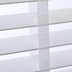 White 63mm Hardwood Venetian Blind 28 White 63mm Hardwood Venetian Blind -Home Decor Shop 30730110 alt01