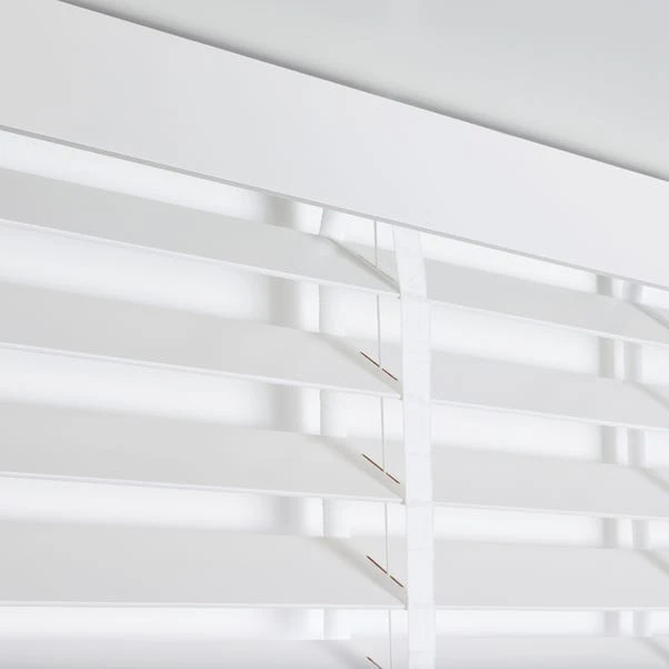 White 63mm Hardwood Venetian Blind 12 White 63mm Hardwood Venetian Blind - Image 12