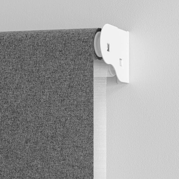 Luna Grey Blackout And Pollen Reducing Double Roller Blind 5 Luna Grey Blackout And Pollen Reducing Double Roller Blind - Image 5