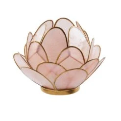 Capiz Pink Tealight Holder -Home Decor Shop 30749619 alt03