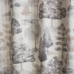 Watercolour Trees Eyelet Curtains -Home Decor Shop 30755499 alt02