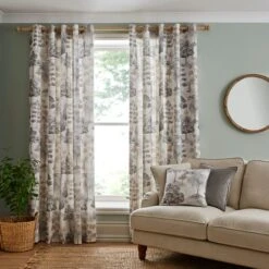 Watercolour Trees Eyelet Curtains -Home Decor Shop 30755500 alt01