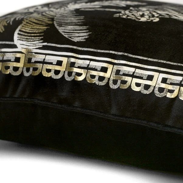 Laurence Llewelyn-Bowen Tiger Tiger Black Cushion 4 Laurence Llewelyn-Bowen Tiger Tiger Black Cushion - Image 4