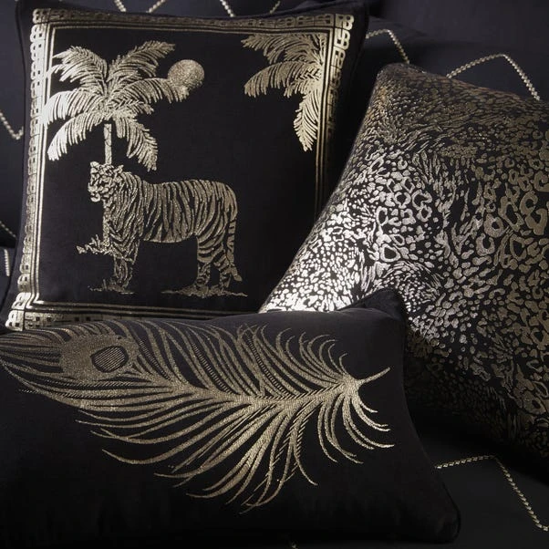 Laurence Llewelyn-Bowen Tiger Tiger Black Cushion 5 Laurence Llewelyn-Bowen Tiger Tiger Black Cushion - Image 5