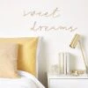 Sweet Dreams Metal Wire Words Wall Art