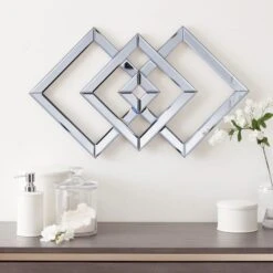 Diamond Luxe Smoked Wall Art