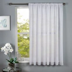 By The Metre White Rowan Recycled Voile -Home Decor Shop 30770874 alt01