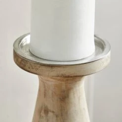 Churchgate Turned Wood Candlestick -Home Decor Shop 30780849 alt02