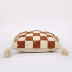 Artisan Checkerboard Butterscotch Cushion Cover -Home Decor Shop 30798089 alt02