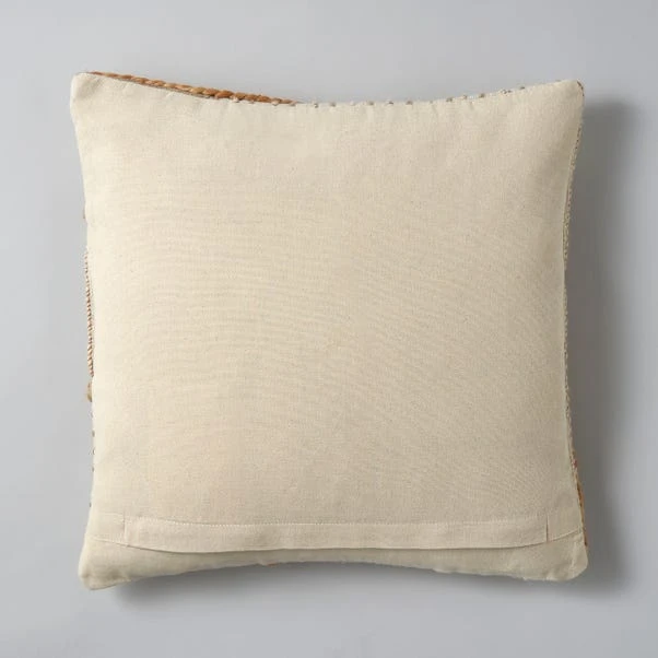 Artisan Jute Abstract Natural Cushion Cover 3 Artisan Jute Abstract Natural Cushion Cover - Image 3