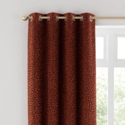 Animal Cut Velvet Eyelet Curtains 36 Animal Cut Velvet Eyelet Curtains -Home Decor Shop 30808490