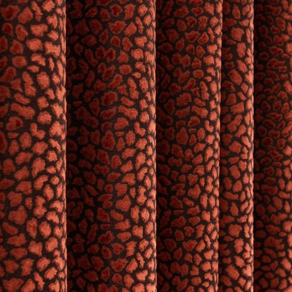 Animal Cut Velvet Eyelet Curtains 19 Animal Cut Velvet Eyelet Curtains - Image 19