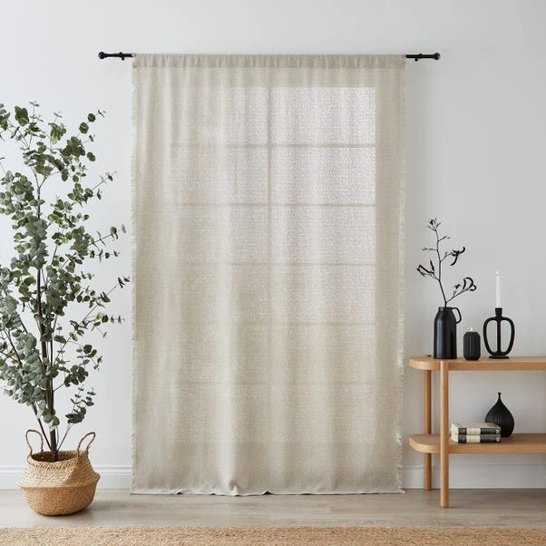 Bondi Raw Edge Slot Top Voile Panel 9 Bondi Raw Edge Slot Top Voile Panel - Image 9