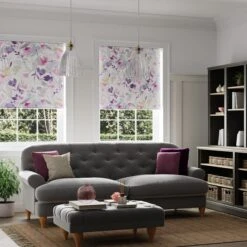 Watercolour Floral Pink Blackout Roller Blind 28 Watercolour Floral Pink Blackout Roller Blind -Home Decor Shop 30810338