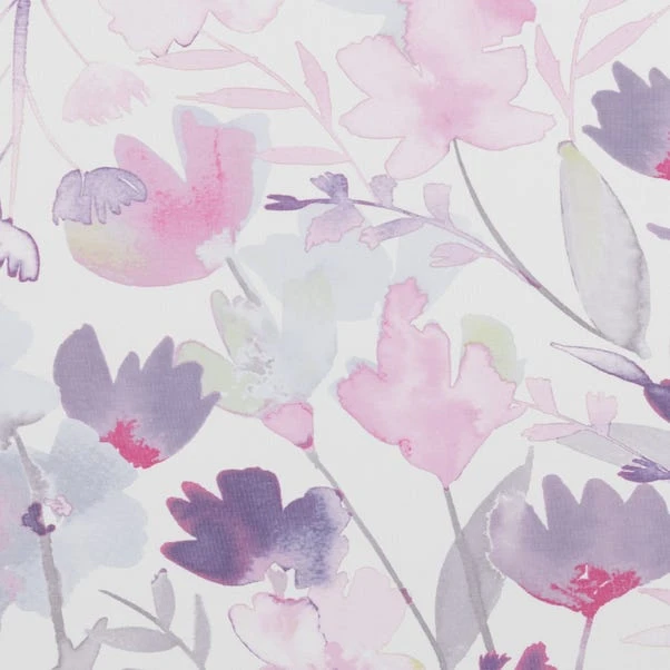 Watercolour Floral Pink Blackout Roller Blind 10 Watercolour Floral Pink Blackout Roller Blind - Image 10