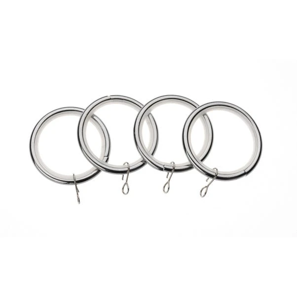 Universal Pack Of 4 19mm Curtain Rings 2 Universal Pack Of 4 19mm Curtain Rings - Image 2