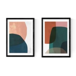 Set Of 2 East End Prints Contrast Prints -Home Decor Shop 30820618 alt01