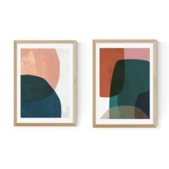 Set Of 2 East End Prints Contrast Prints -Home Decor Shop 30820619 alt01
