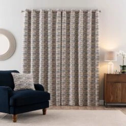 Matrix Boucle Eyelet Curtains -Home Decor Shop 30825372 alt04