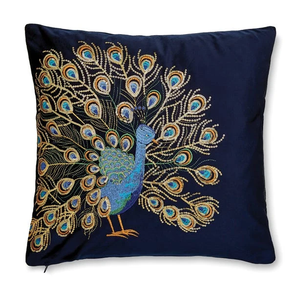 Peacock Teal Cushion Cover 2 Peacock Teal Cushion Cover - Image 2