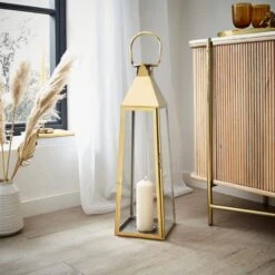 Tall Metal Lantern