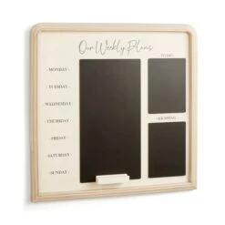 Churchgate Chalkboard Family Weekly Planner -Home Decor Shop 30831364 alt02