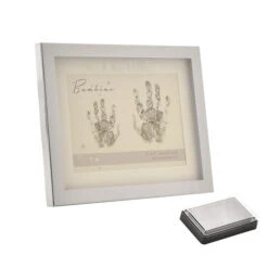 Bambino Silver Me & My Brother Hand Print Frame