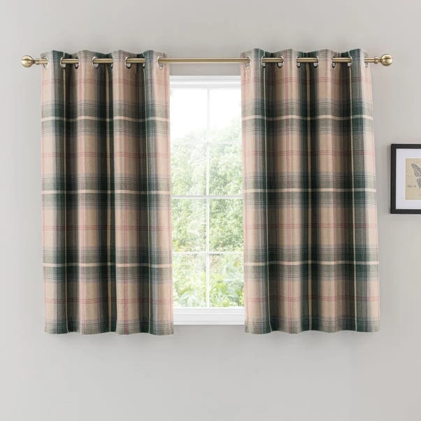 Highland Check Eyelet Curtains 7 Highland Check Eyelet Curtains - Image 7